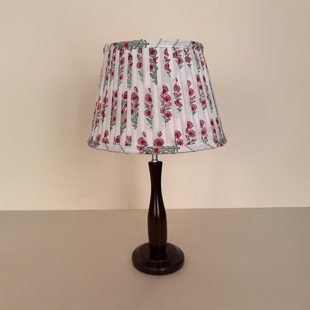 PANTALLA DE LÁMPARA ESTAMPADO RAMO DE FLORES