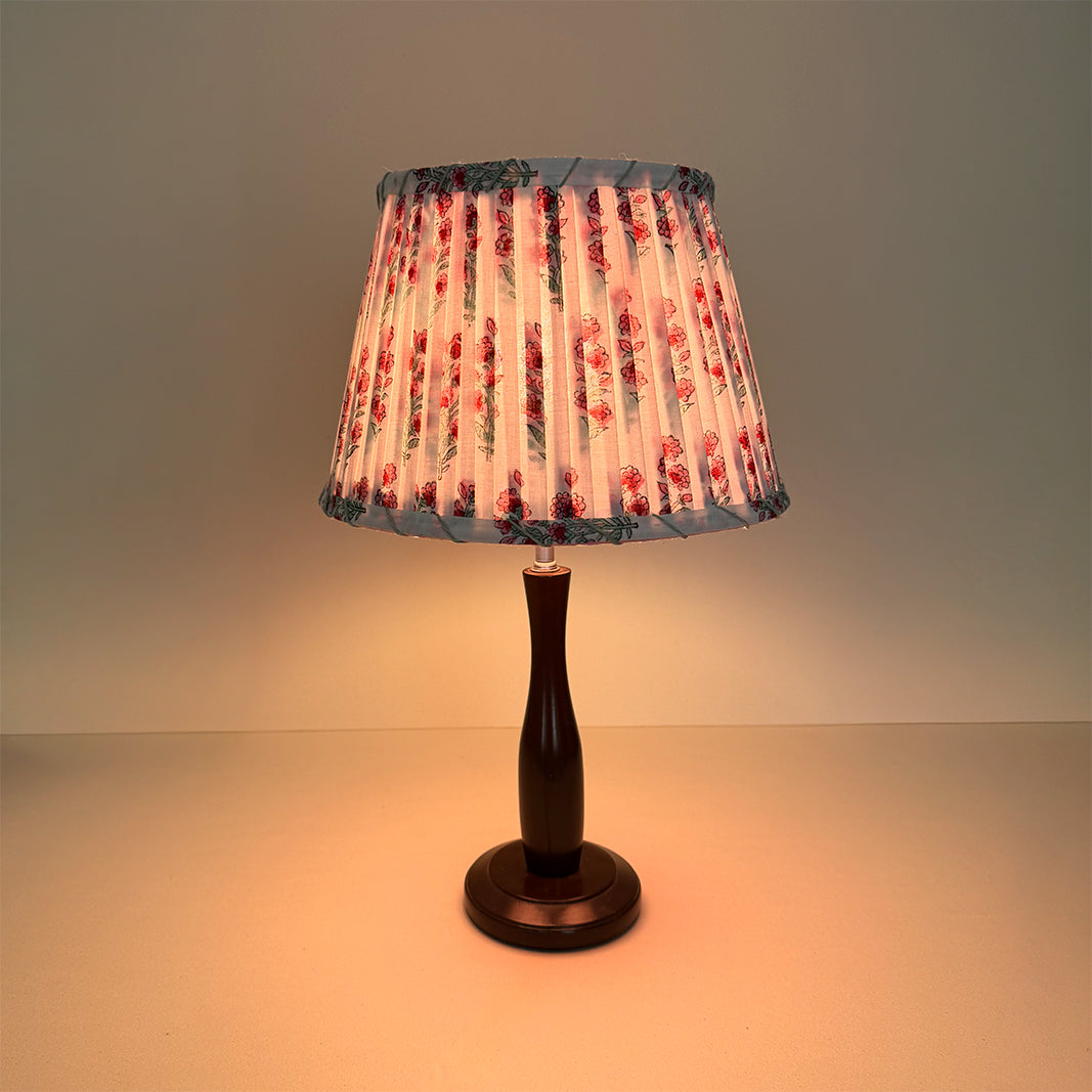 PANTALLA DE LÁMPARA ESTAMPADO RAMO DE FLORES