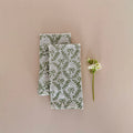 SET SERVILLETAS ALGODÓN CON ESTAMPADO DE MOÑOS