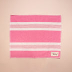 PAÑO DE COCINA COLOR ROSA CON RAYAS
